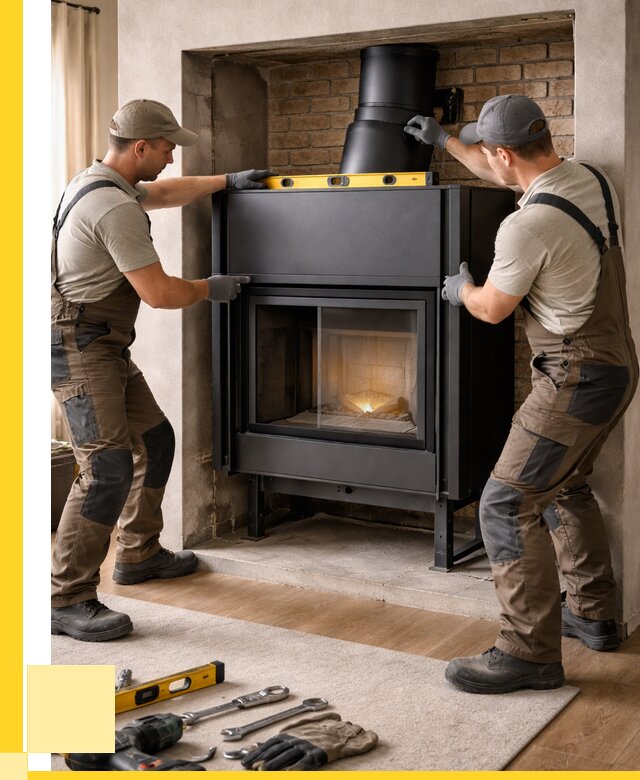 Установка каминных топок в Печоре под ключ от 18328 р. | ЭриданПчр