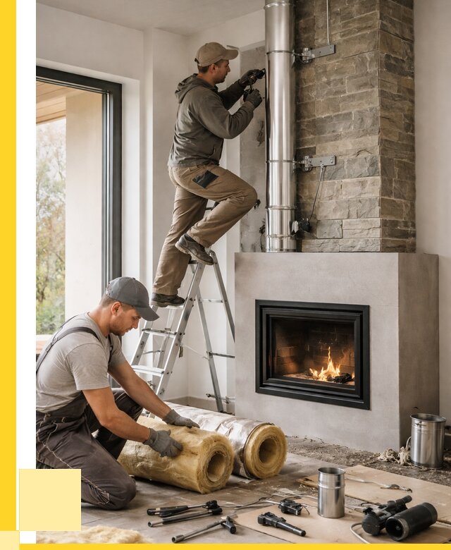 Монтаж дымоходов для каминов в Печоре от 15273 р. ЭриданПчр