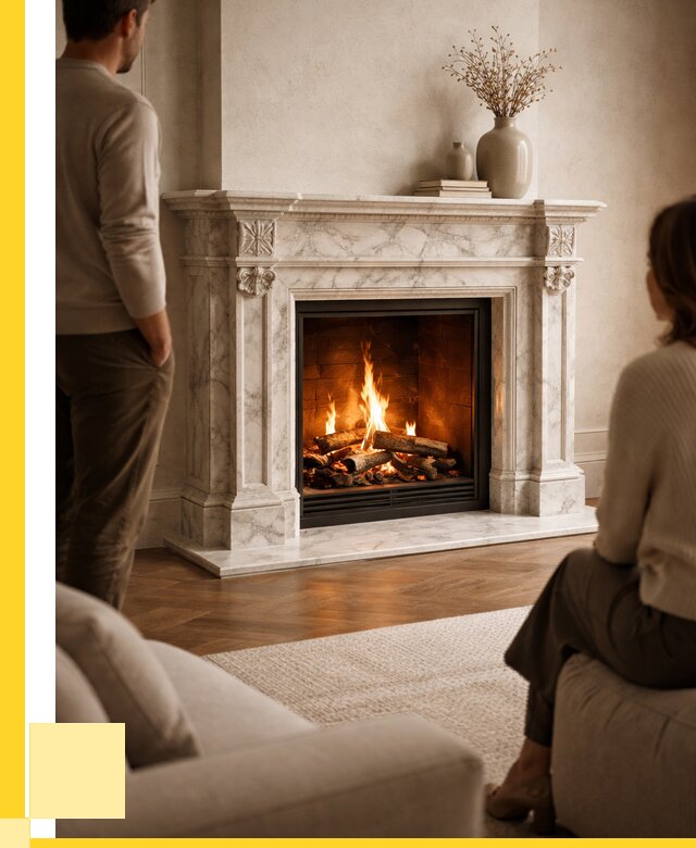 Мраморные камины под ключ в Печоре от 254550 р. | ЭриданПчр