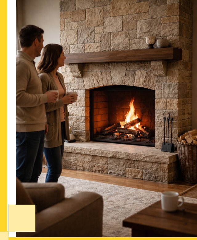 Каменные камины на заказ в Печоре от 183276 р. | ЭриданПчр