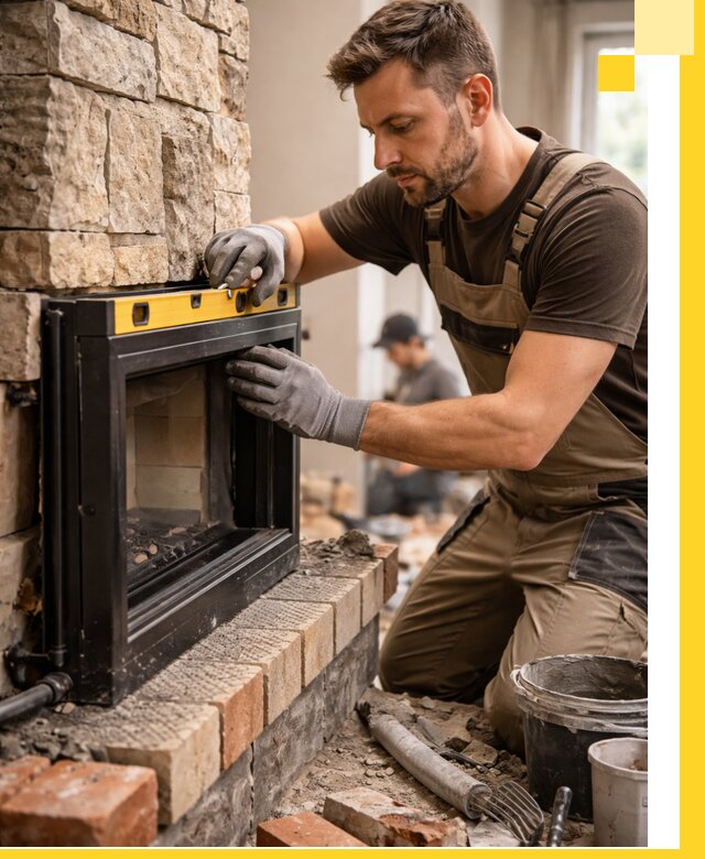 Дровяные камины под ключ в Печоре: монтаж, обустройство