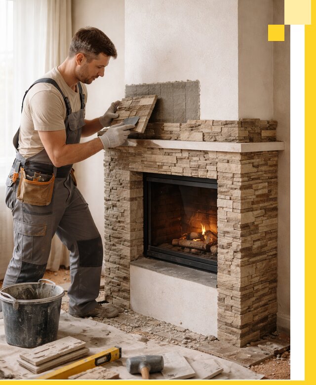 Изготовление и монтаж каминов для дома под ключ в Печоре