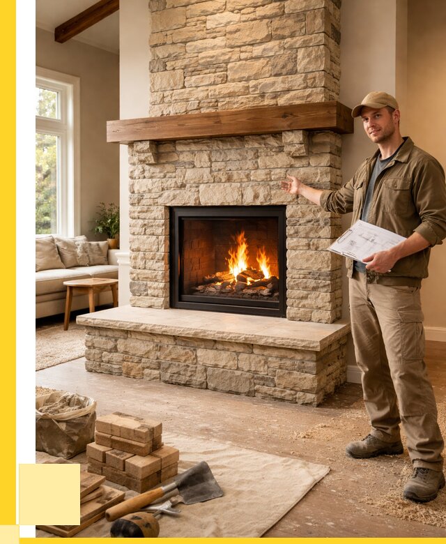 Камины под ключ в Печоре от 183276 р. | ЭриданПчр — установка