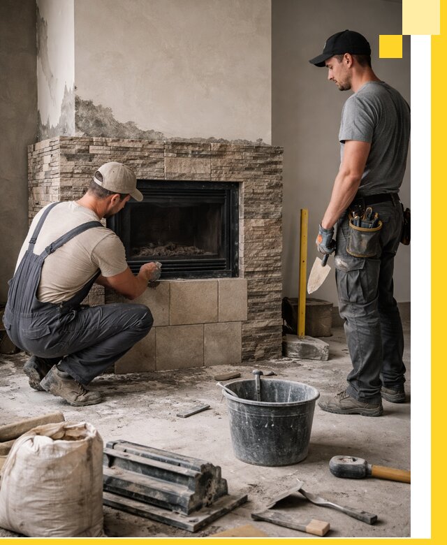 Камины под ключ в Печоре: проект, изготовление и монтаж