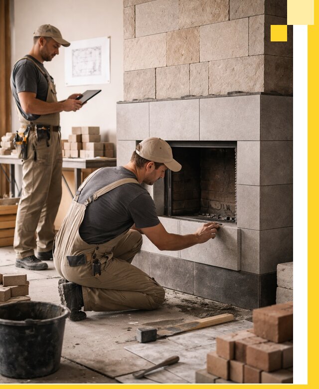 Индивидуальные проекты каминов и каминных систем в Печоре