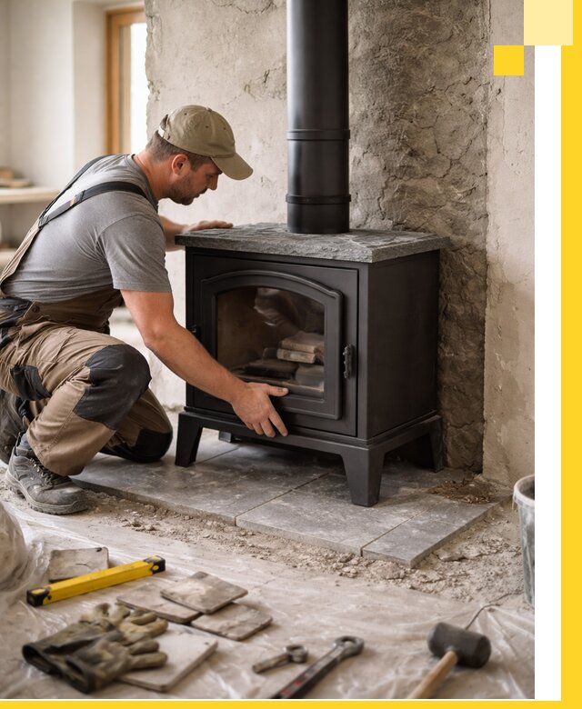 Профессиональный монтаж печей и каминов в Печоре под ключ