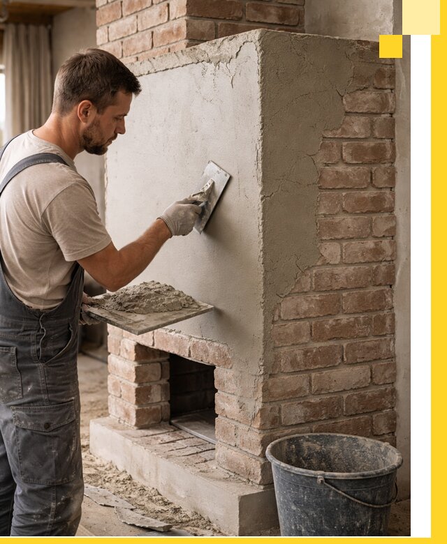 Отделка печей и облицовка каминов в Печоре под ключ