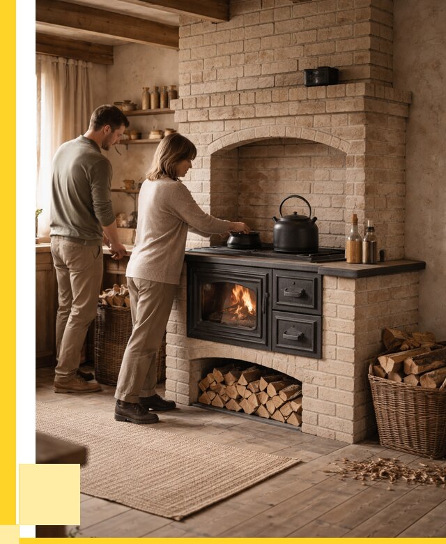 Печи с плитой в Печоре от 45819 р. | ЭриданПчр — кирпичная печь