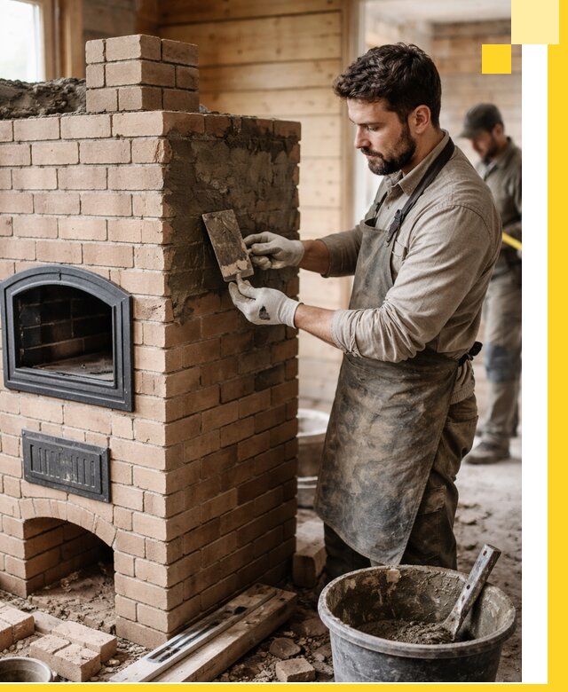 Изготовление и установка печей-шведок под ключ в Печоре