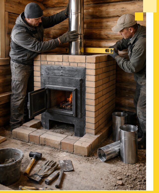 Проектирование, изготовление и установка банных печей в Печоре