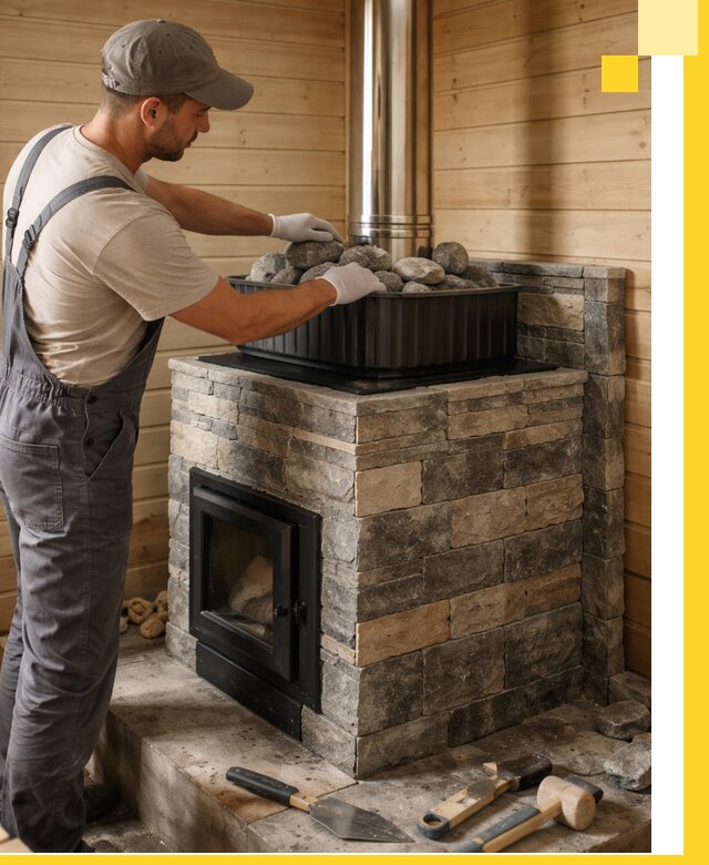 Печи для парной в Печоре, производство, монтаж и обслуживание