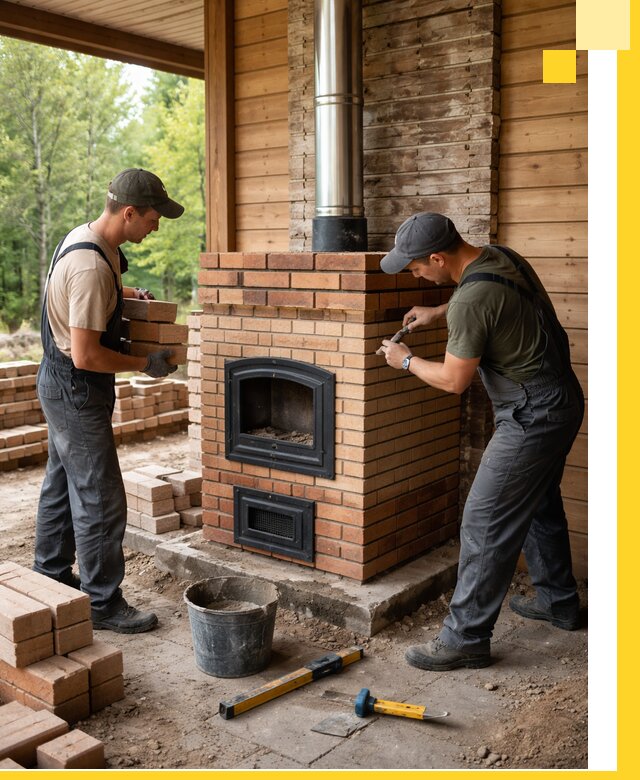 Производство и установка дачных печей под ключ в Печоре