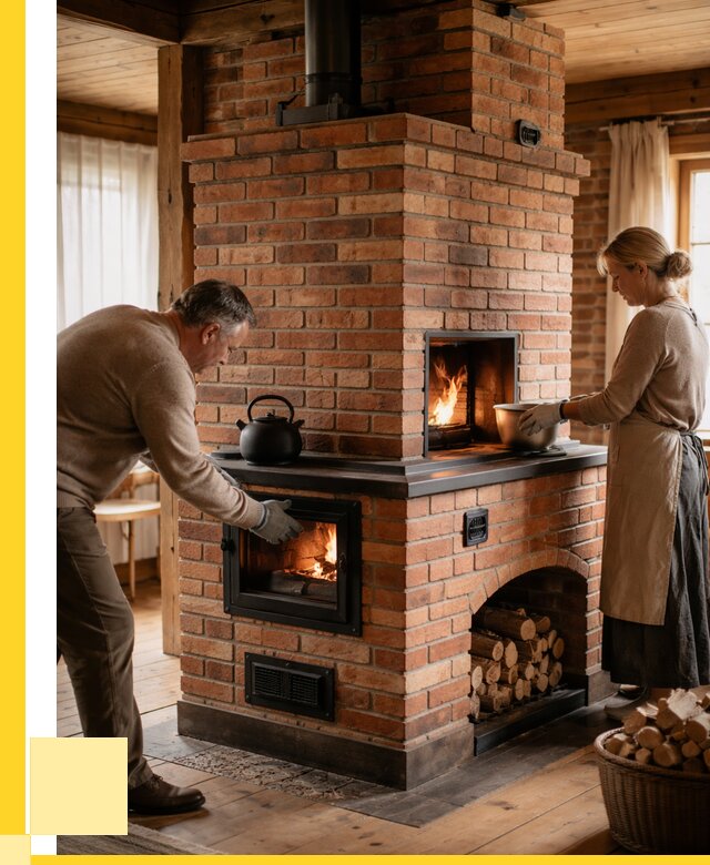 Печи для загородного дома под ключ в Печоре от 81456 р. | ЭриданПчр