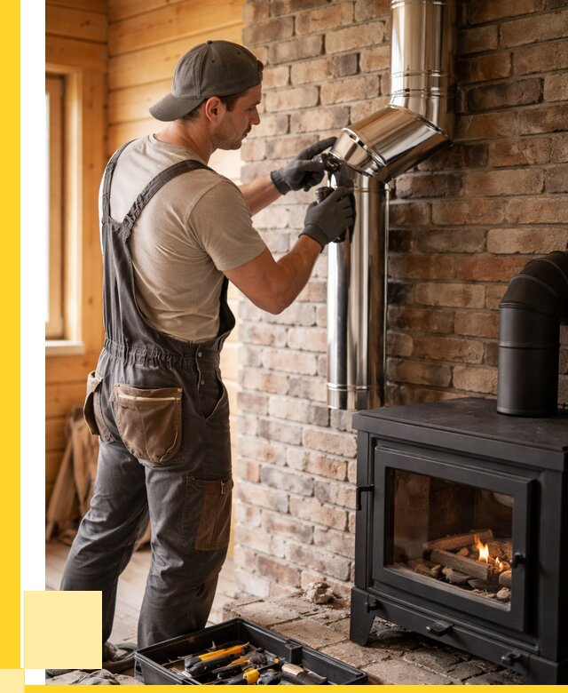 Монтаж дымоходов для печей в Печоре от 7637 р. | ЭриданПчр