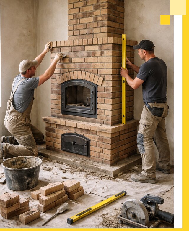 Продажа и установка печей и каминов для дома под ключ в Печоре