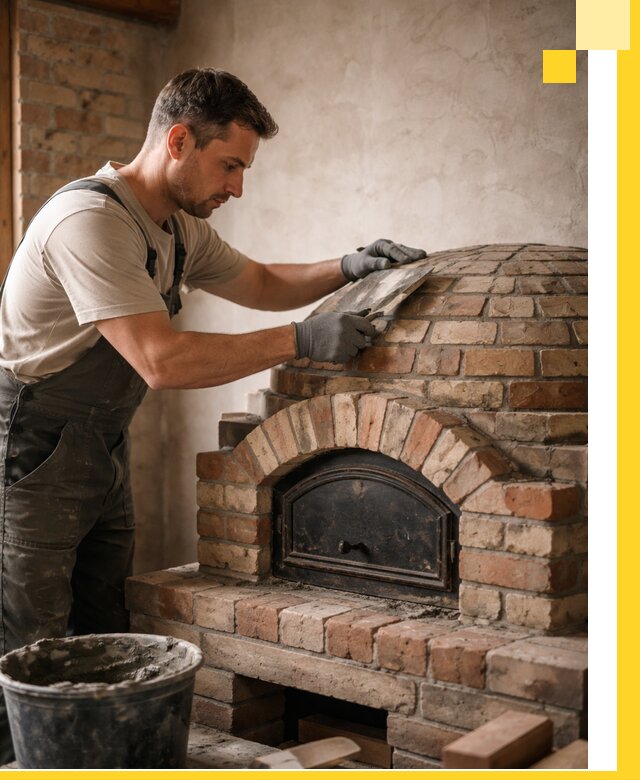 Изготовление и монтаж помпейских печей на заказ в Печоре