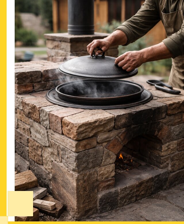 Печи для казана в Печоре по цене от 18328 р. | ЭриданПчр