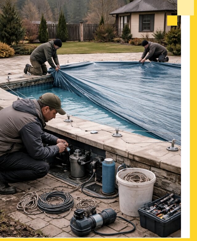 Консервация бассейнов в Печоре: подготовка к длительному хранению