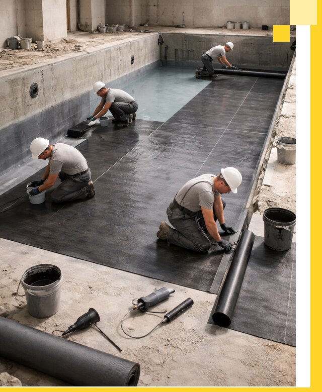 Профессиональная гидроизоляция бассейнов и чаш в Печоре под ключ