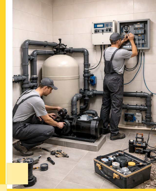 Монтаж оборудования для бассейнов в Печоре от 40728 р. | ЭриданПчр