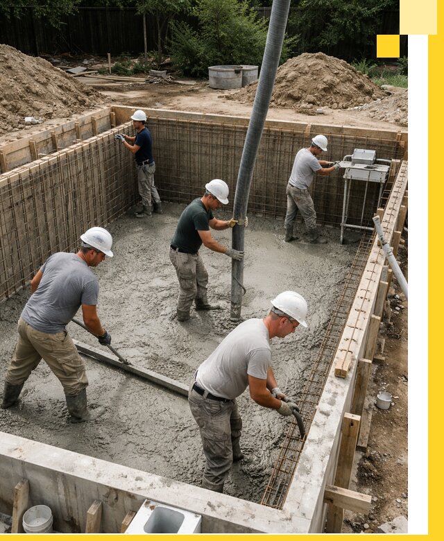 Строительство бетонных бассейнов под ключ в Печоре