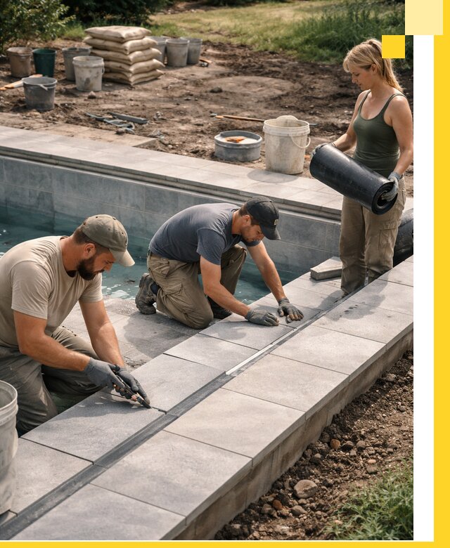 Строительство и монтаж уличных бассейнов под ключ в Печоре