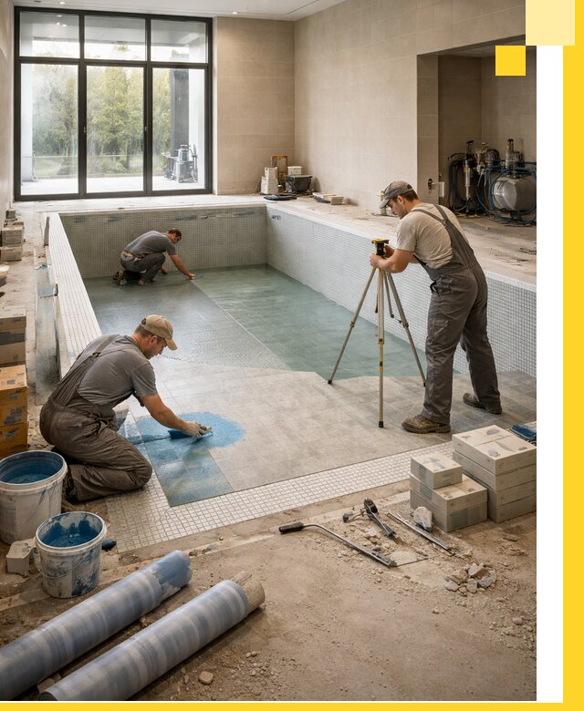 Проект и строительство закрытых бассейнов в Печоре под ключ