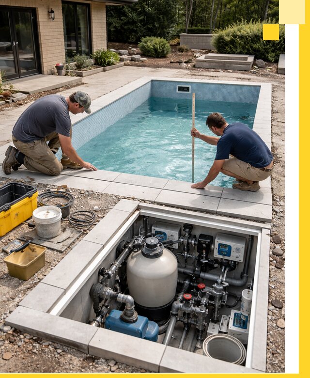 Строительство качественных домашних бассейнов под ключ в Печоре