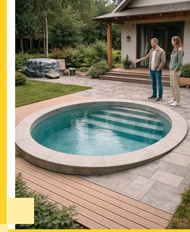 Бассейн на даче под ключ в Печоре от 203640 р., ЭриданПчр