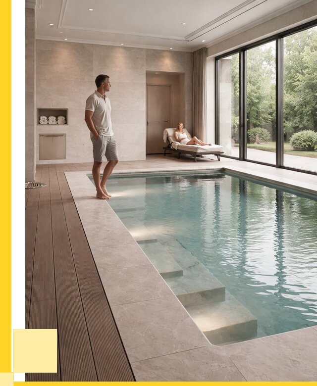 Бассейны в коттедже под ключ в Печоре от 1221840 р. | ЭриданПчр