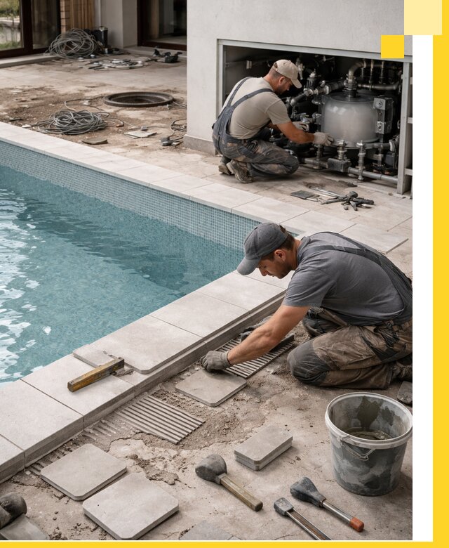 Строительство и монтаж бассейнов в коттедже в Печоре