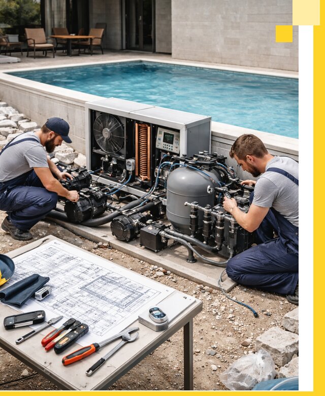 Проектирование и монтаж бассейнов с подогревом в Печоре