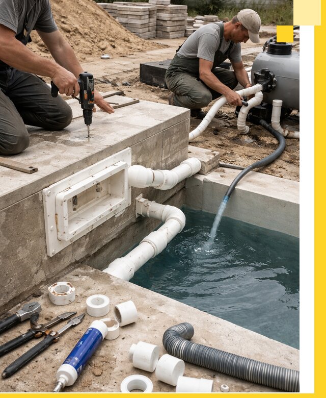 Строительство скиммерных бассейнов под ключ в Печоре