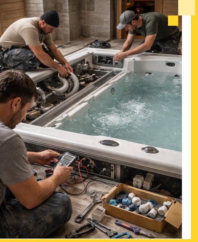 Гидромассажные бассейны под ключ в Печоре, дизайн и монтаж