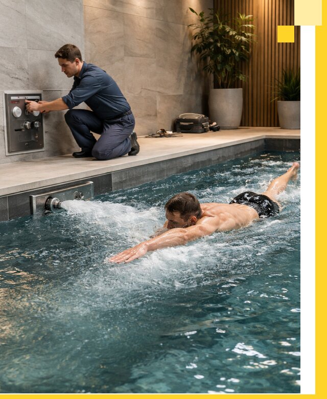 Проектирование и монтаж бассейнов с противотоком в Печоре