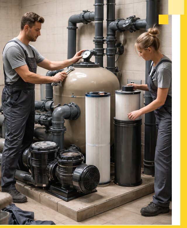 Фильтры и системы фильтрации для бассейнов в Печоре