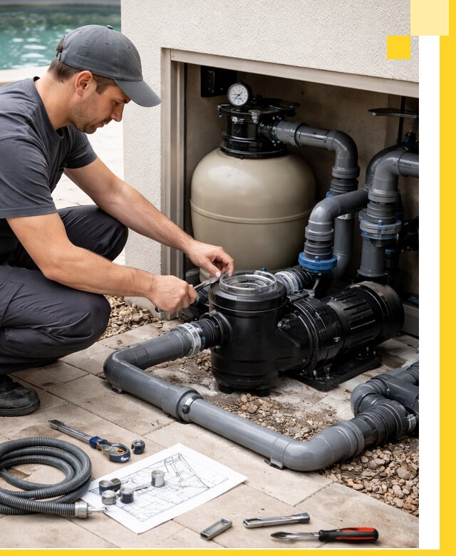 Поставка, монтаж и сервис насосов для бассейнов в Печоре