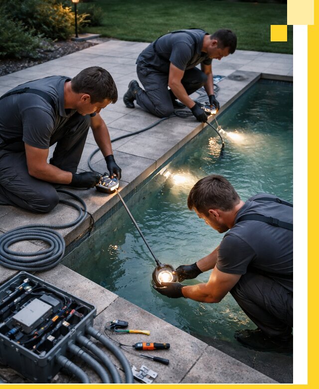 Профессиональное освещение бассейнов в Печоре: дизайн и монтаж