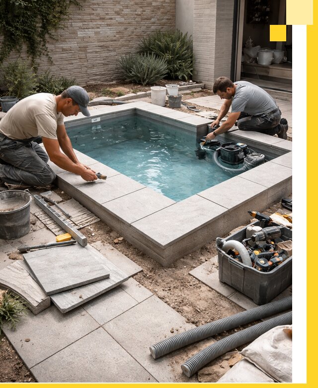 Мини бассейны под ключ в Печоре, дизайн и установка