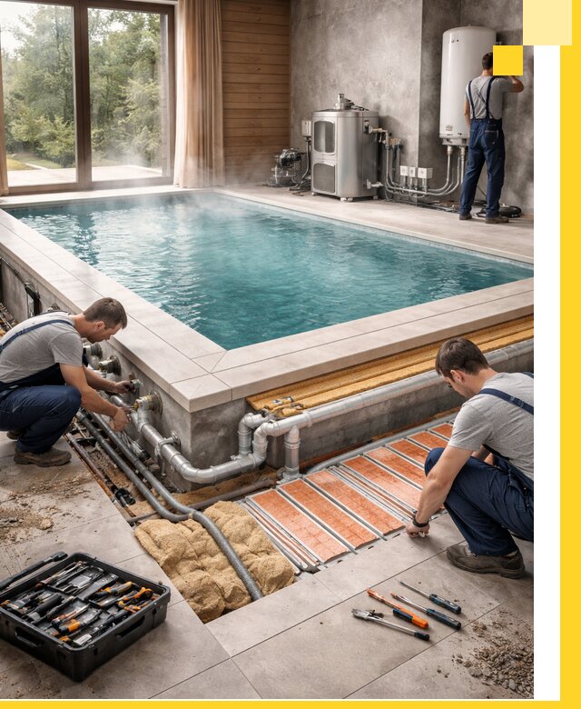 Проектирование и строительство тёплых бассейнов в Печоре