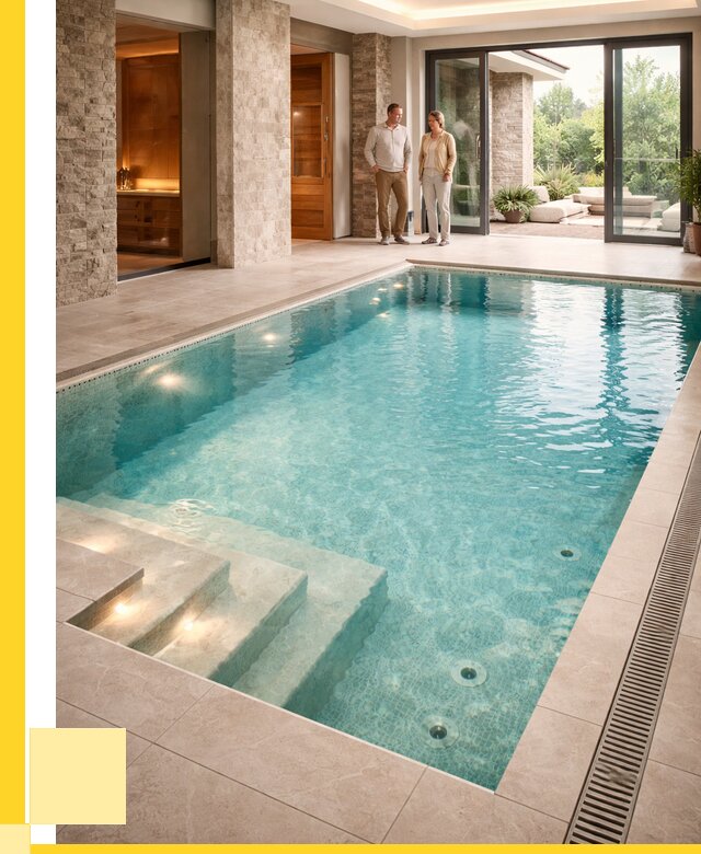 Бассейн во дворе в Печоре: проект, отделка от 1221840 р. | ЭриданПчр