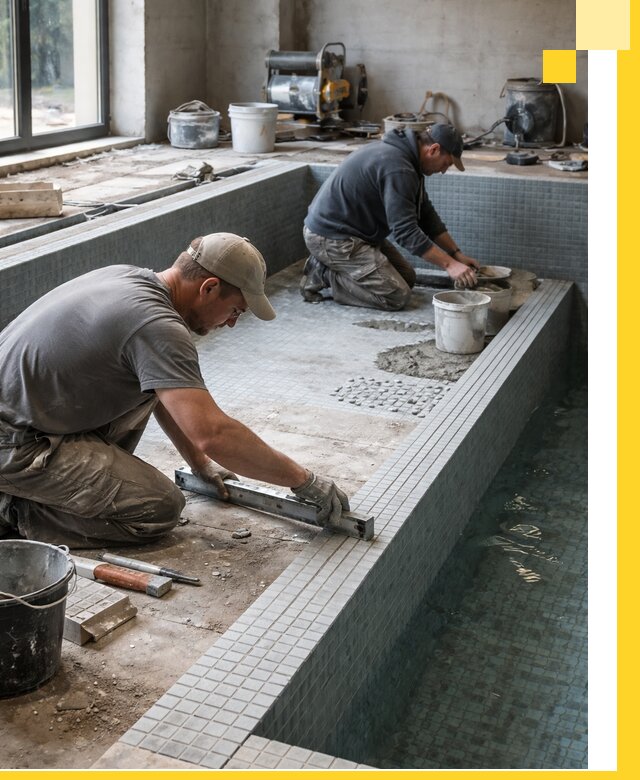 Строительство бассейна в частном доме в Печоре под ключ