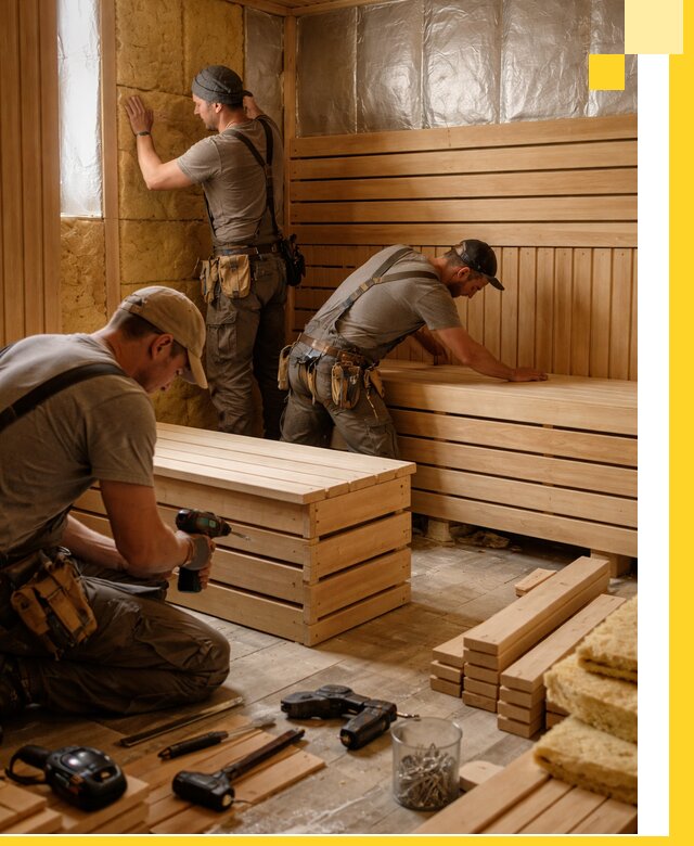 Профессиональное строительство саун под ключ в Печоре