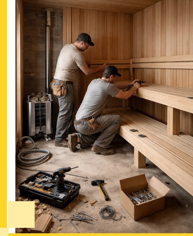 Монтаж саун под ключ в Печоре от 122184 р. | ЭриданПчр