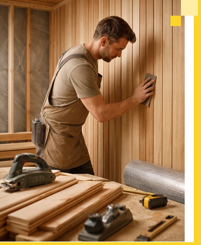 Профессиональная отделка саун и парных под ключ в Печоре