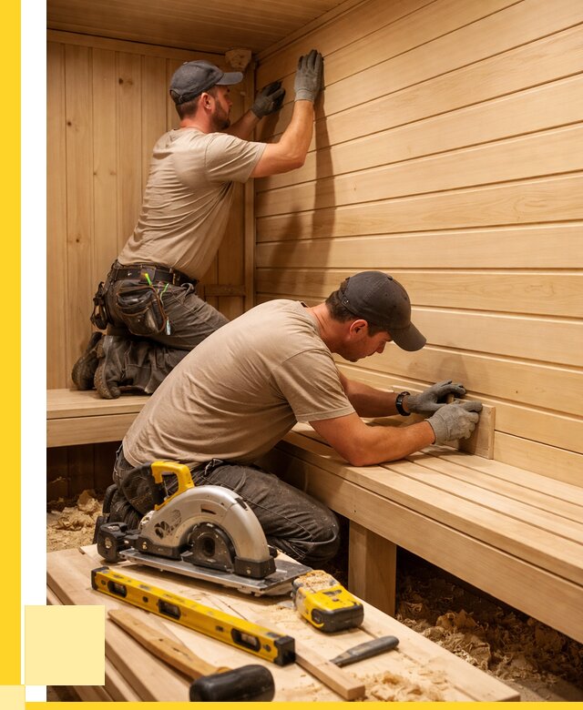 Обшивка саун вагонкой в Печоре от 2546 р. | ЭриданПчр