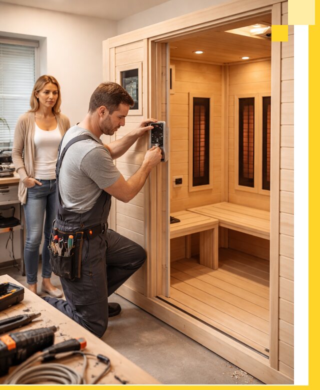 Инфракрасные сауны под ключ в Печоре продажа и установка