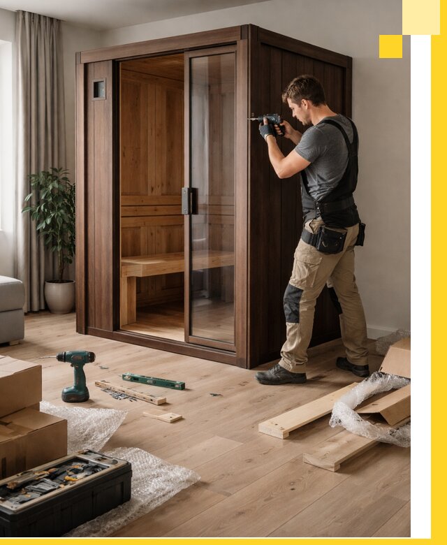 Установка и производство мини саун под ключ в Печоре