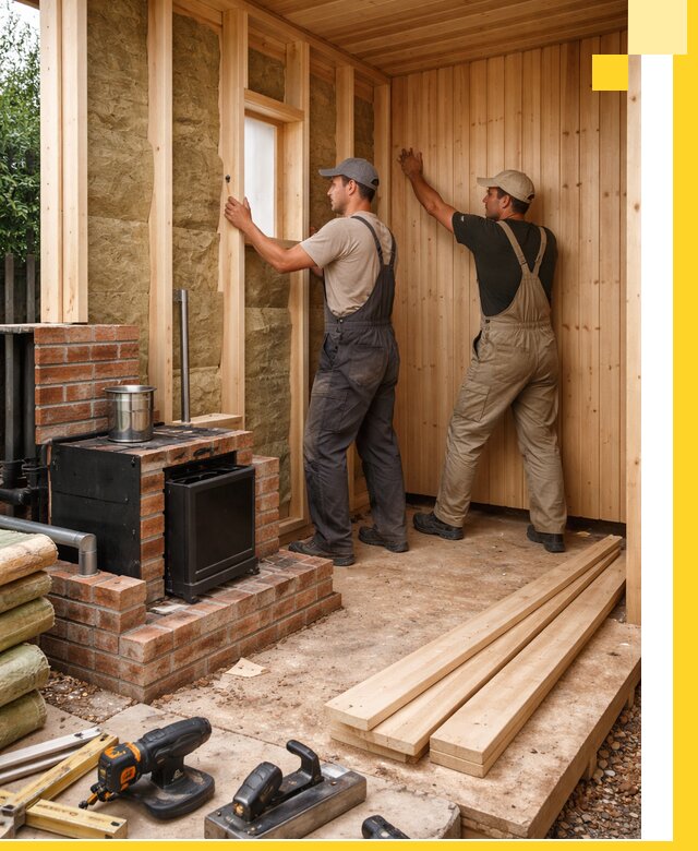 Строительство и установка дачных саун под ключ в Печоре