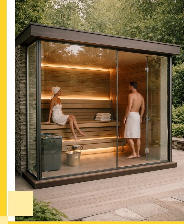 Сауна стеклянная и двери для сауны в Печоре от 254550 р. | ЭриданПчр